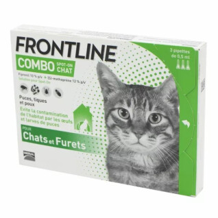 Cat pest control Frontline Combo (x3)